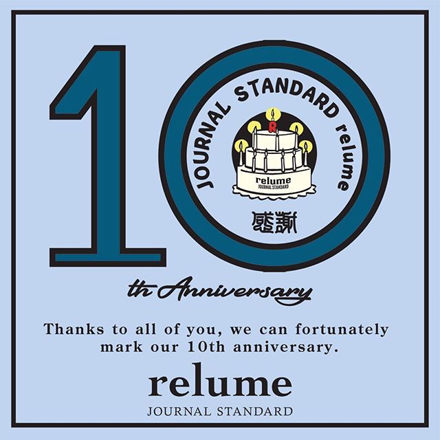JOURNAL STANDARD relume﻿ 10th Anniversary !!