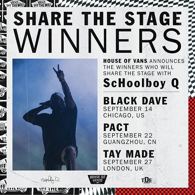 SHARE THE STAGE WINNER VANS