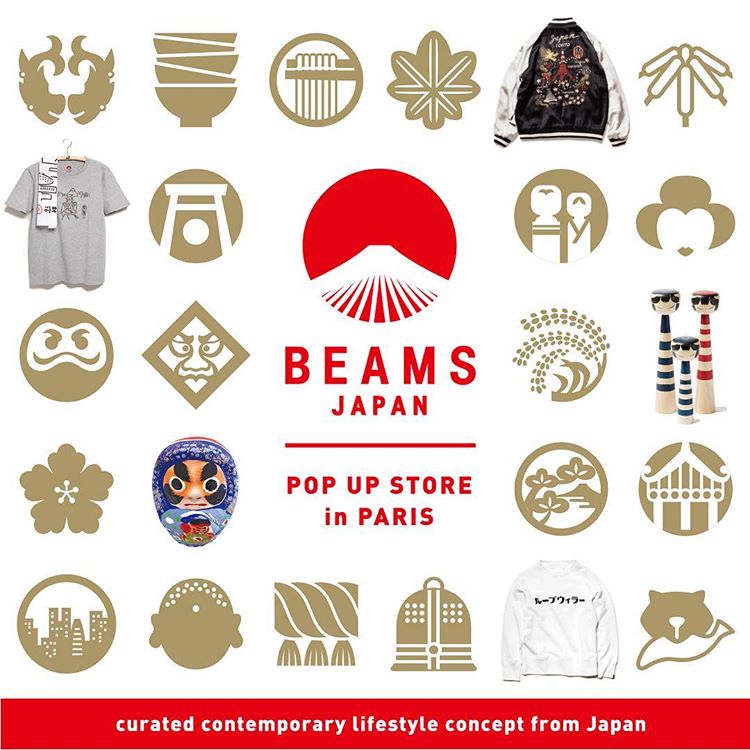 BEAMS JAPAN pop-up store in Paris