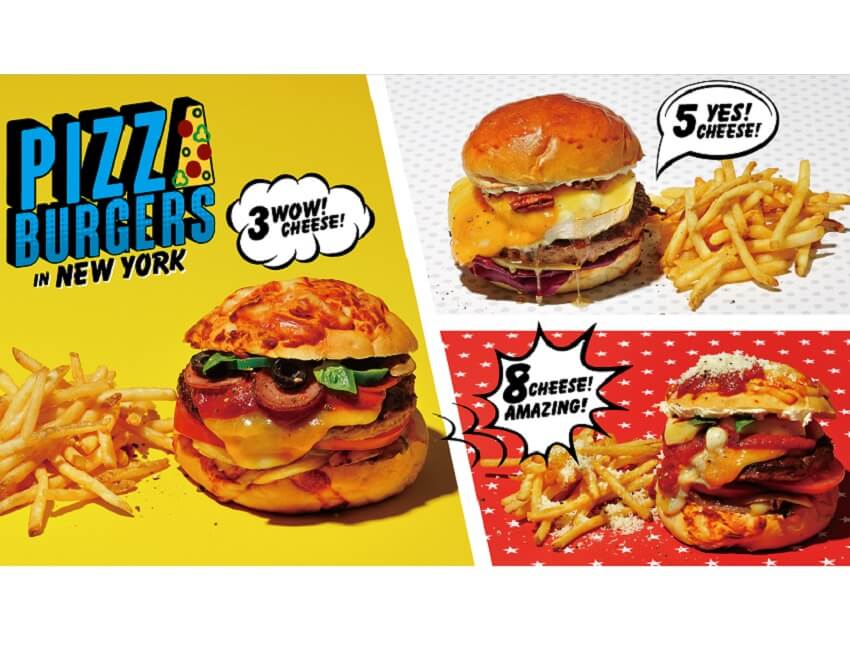 PIZZA BURGERS IN NEW YORK