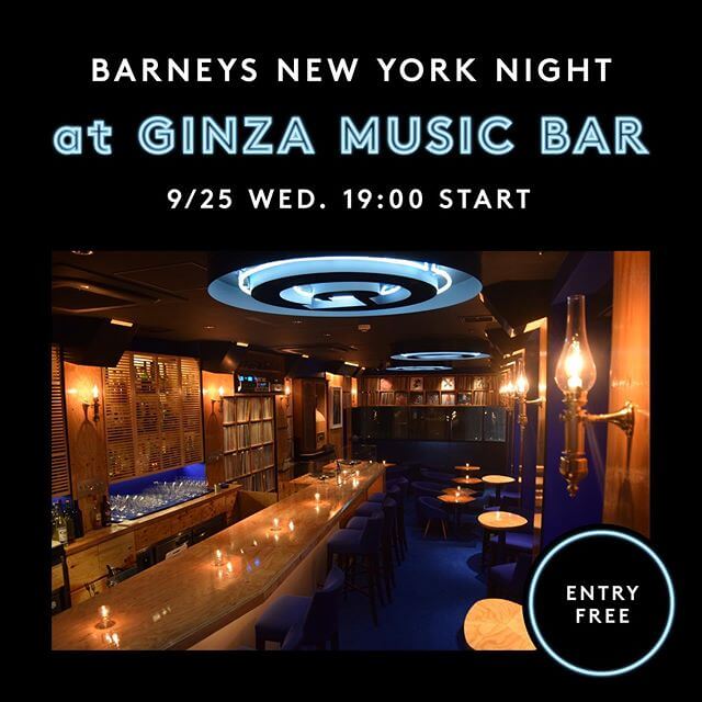 at GINZA MUSIC BAR