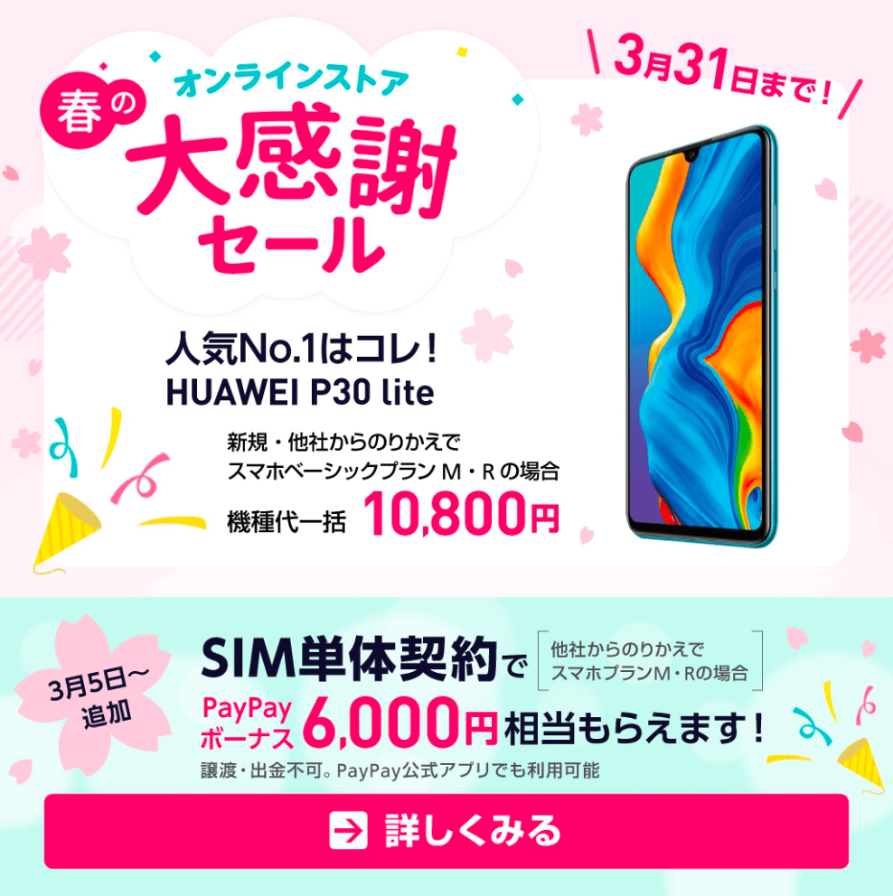 オンラインストア大感謝祭セール