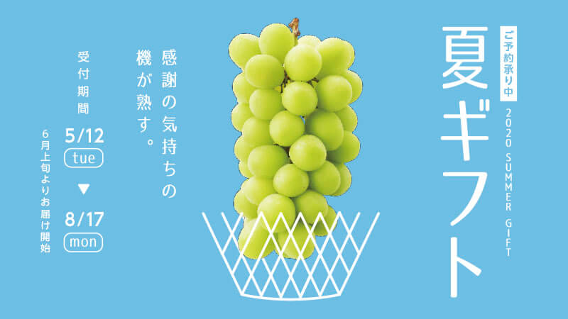 まだ申し込めるサマーギフト商品をチェックしてみてください