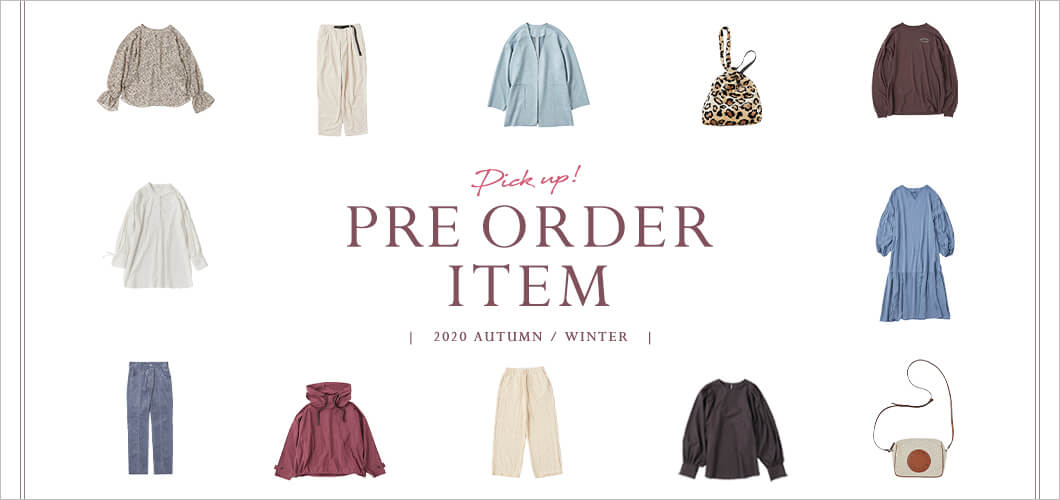PRE ORDER ITEM｜パル公式通販サイト｜PAL CLOSET