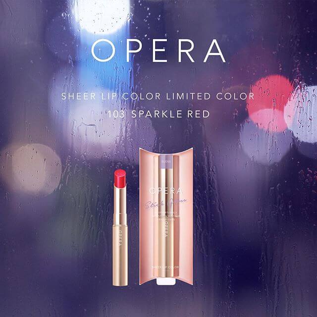 冬の限定色”透ける赤リップ”発売中！