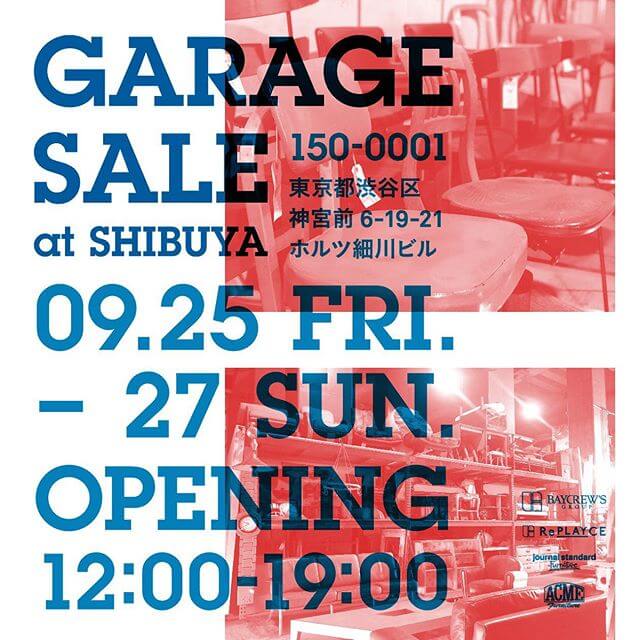 “GARAGE SALE at Shibuya”